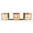 Rustic Lodge 3 - Light Dimmable Vanity Light