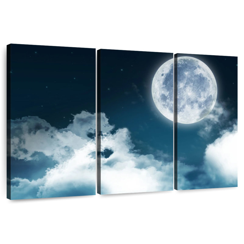 Oberle Night Sky With Clouds, 48" H x 74" W