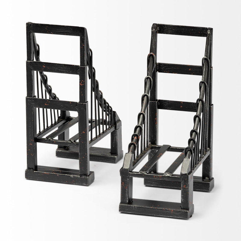 Ornate Traditional Metal Bookends