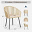 Outdoor Rattan Dining Chairs With Cushions