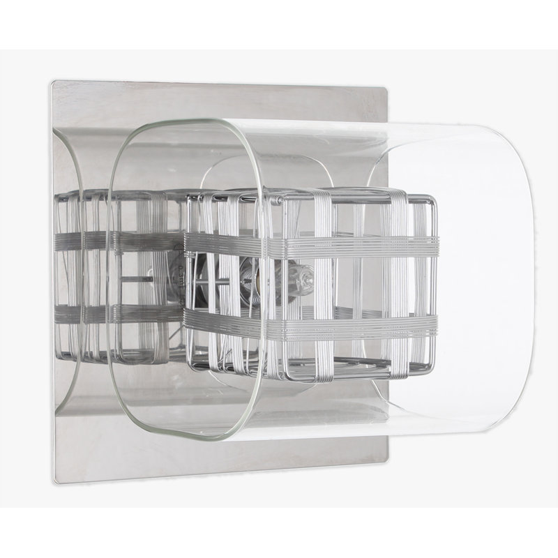 Johnathan Steel Flush Mounted Sconce