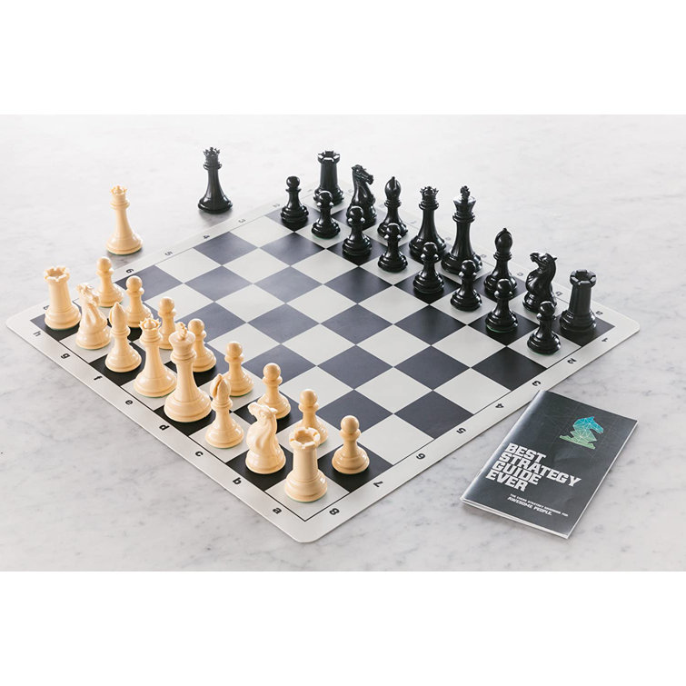 Radicaln Handmade Marble Weighted Black and White Staunton Tournament Chess Board Games Set - Elegant Home dcor Chess Game SE