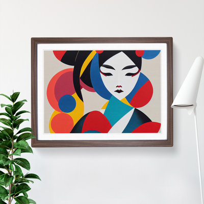 Abstract Geisha - Single Picture Frame Print
