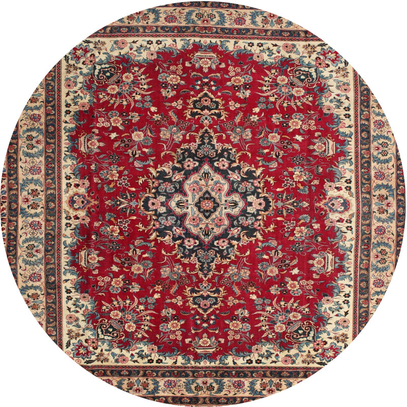 Tapis oriental tissé à la machine Cateno, Rond 6 pi