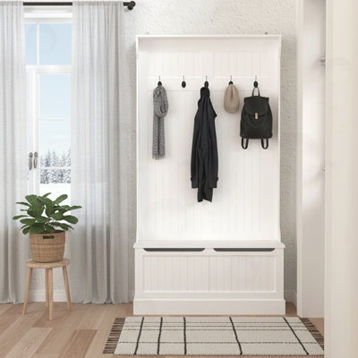Hall Tree with Shoe Storage Bench