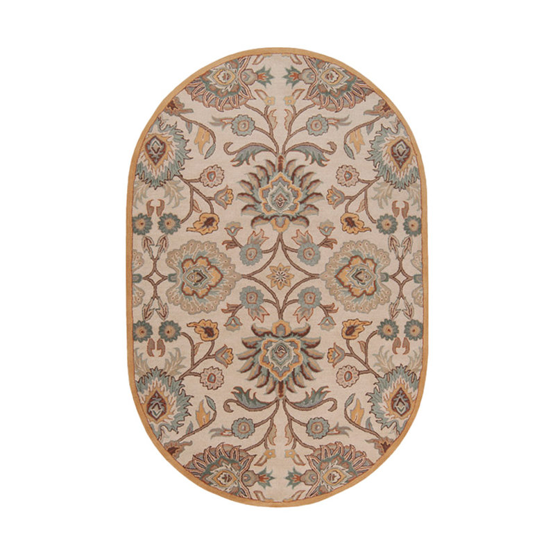 Area Rug, Oval 6' x 9'