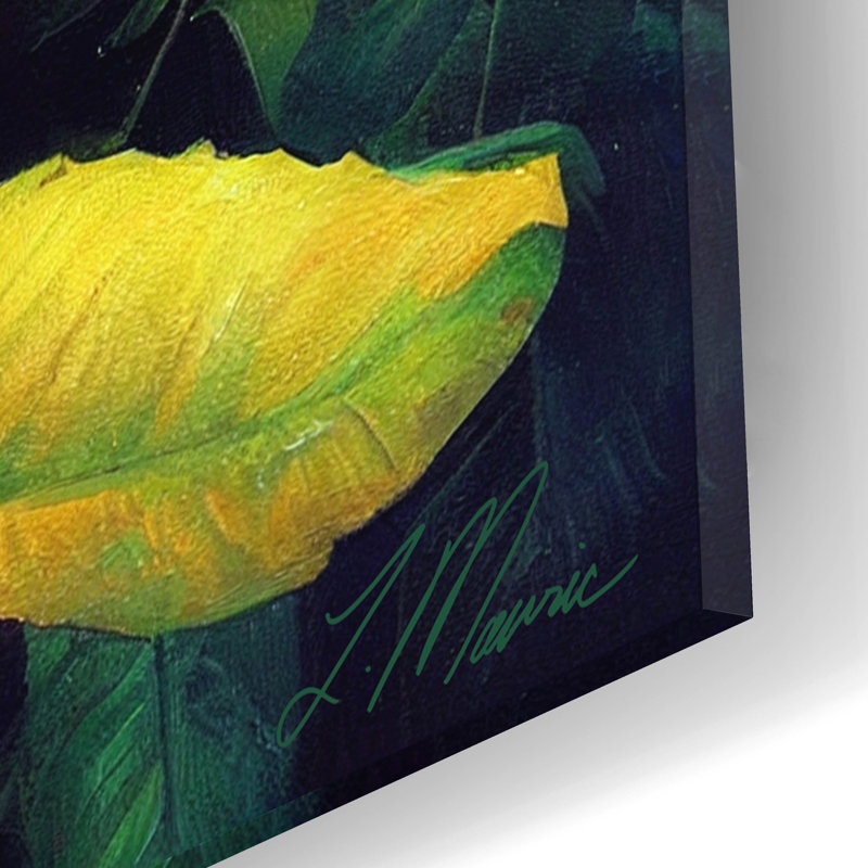 «In The Jungle Original» par Tanya Mavric, H 12 po x l 16 po x P 0,13 po