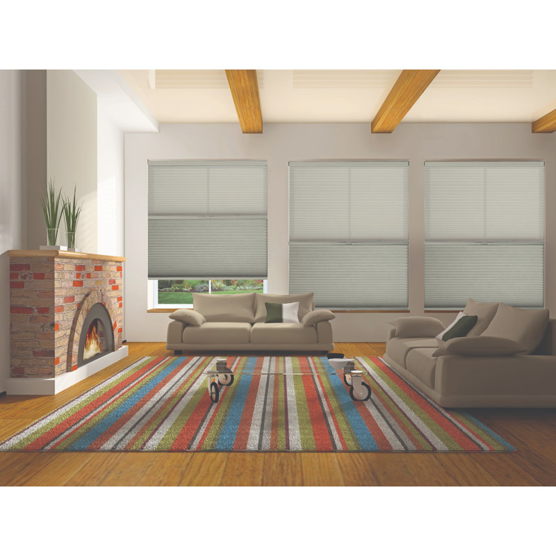 Store cellulaire sans cordon jour / nuit, cellule simple 9/16 po, Gris, 37.5"W x 48"L