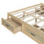 Lit plateforme avec 6 tiroirs de rangement-1401810439-1401810434