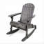 Chaise berçante Malibu Adirondack, bois d'acacia, stable et durable