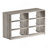 6-Drawer Dresser With Large Fabric Drawers, Grey-1902758869