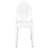 Resin Oval Back Victoria Chair, Armless Seat, 3 Chair Bundle by Chivari-106428041
