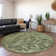 Premium Machine Washable Kelsa AMF41 Olive Rug