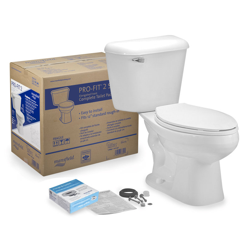 Mansfield Plumbing Products Pro-Fit 2 1.6 Gallons GPF Elongated Comfort Height Kit (Seat Not Included)