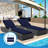  Special Size Covers Only, 2Pcs Outdoor Olefin Chaise Lounge Cushion Cover-1010217267
