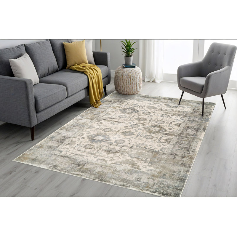 Felda Oriental Indoor Rug, Rectangle 6'7" x 9'6"