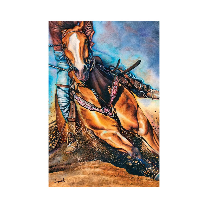 Get Dun by Lisa Lopuck - Wrapped Canvas Painting, 101.6 cm H x 66.04 cm W x 1.91 cm D
