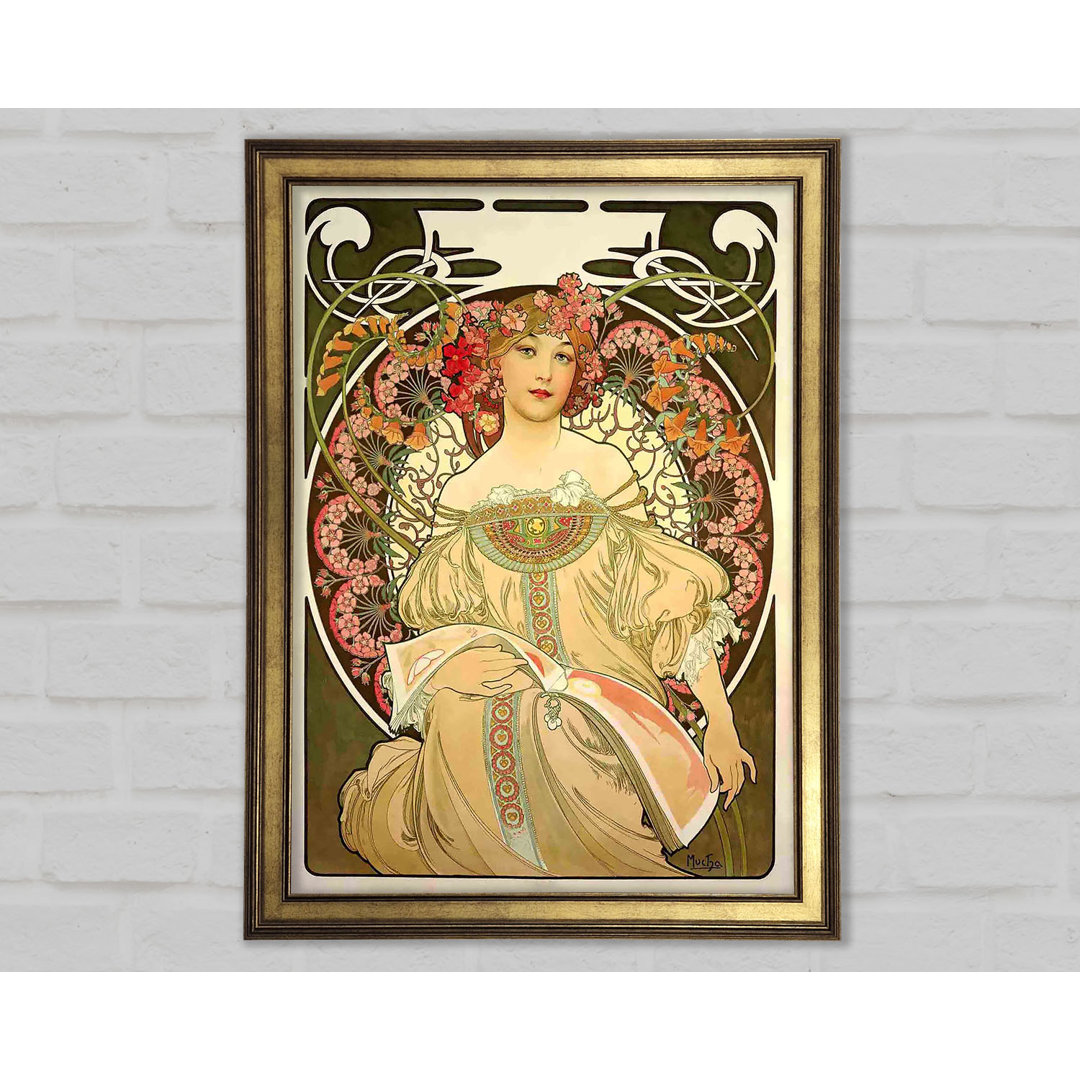 Gerahmtes Poster von Alphonse Mucha