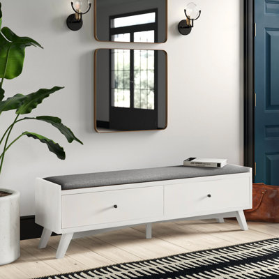 Hugh Fabric Upholstered Storage Bench