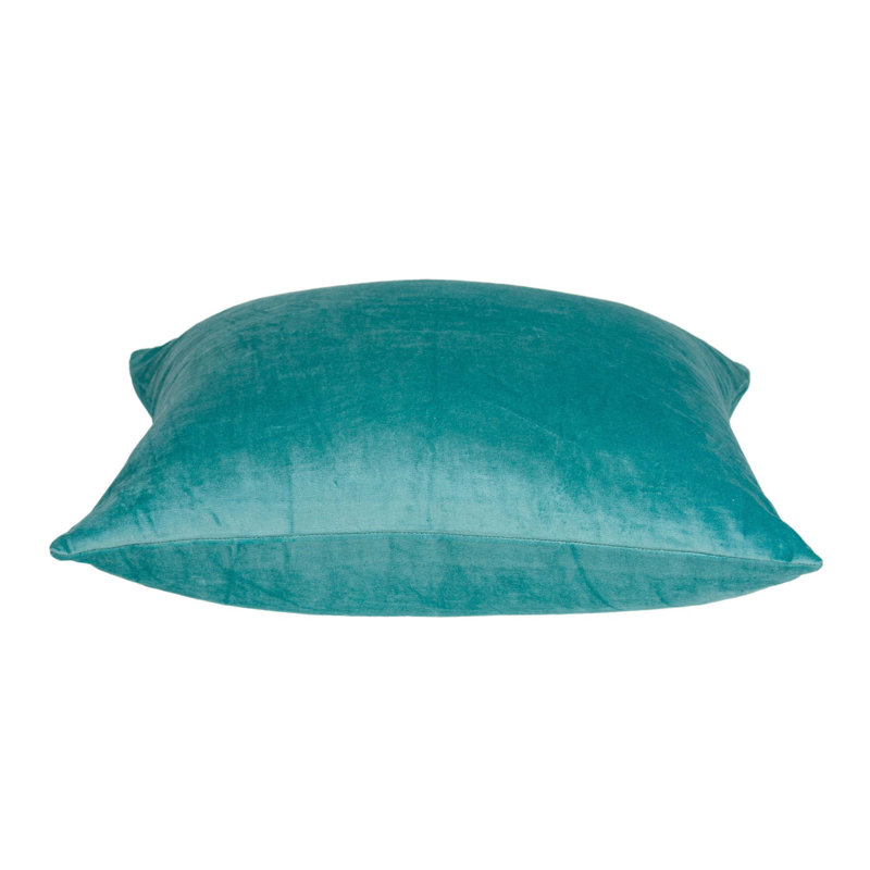 Housse et insert de coussin Topaz, 18 po x 18 po, Polyester / Bourre en polyester, Aigue-marine