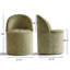 Chaise roulante rembourrée en chenille avec roulettes cachées-1090085163-1098561286