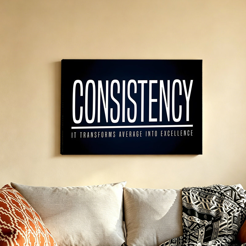 consistency, 12x18inch