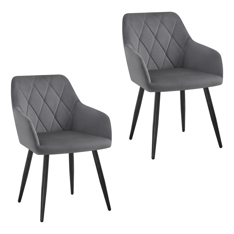Alvion Upholstered Dining Chair, Grey
