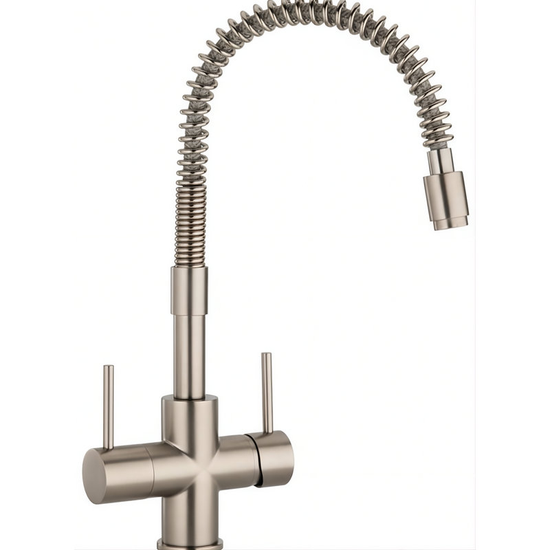 Piralla Cox Kitchen Faucet, Brushed Nickel