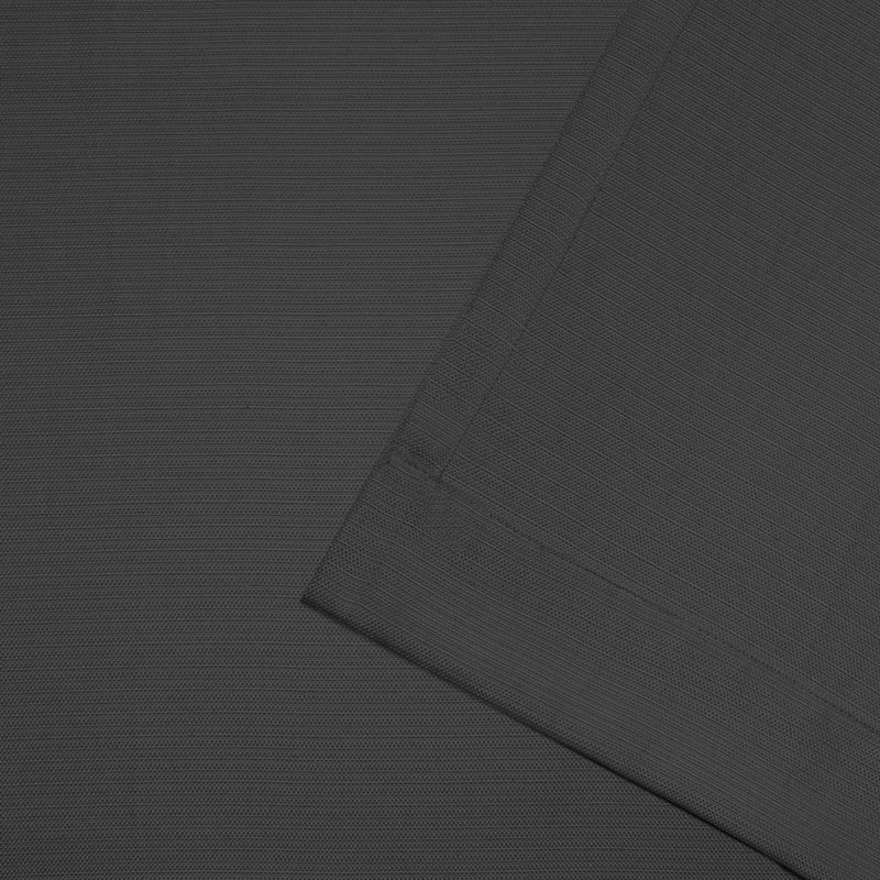 Breanna Semi Sheer Curtain Pair, Charcoal, 54" W x 120" L