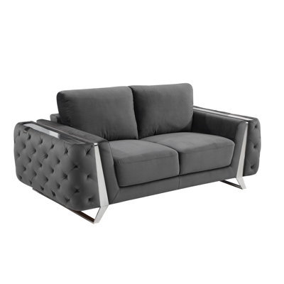 72 " Velvet Loveseat