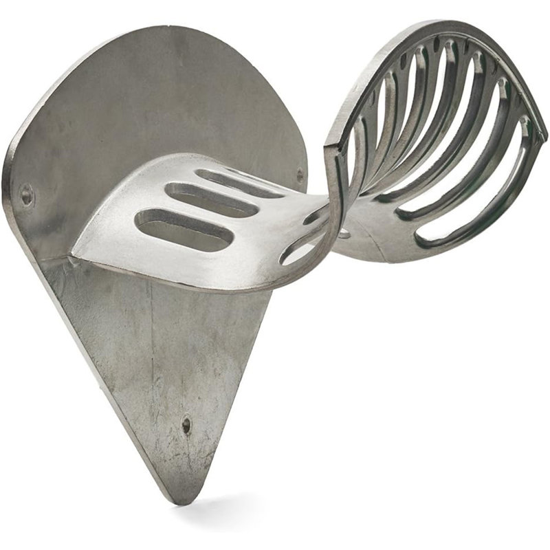 Support à boyaux en aluminium coulé 13 po Kings County Tools | Conception courbée élégante | Qualité et matériau robuste | Peut contenir 100 pieds de tuyau de 1/2 po et 50 pieds de tuyau de 5/8 po | Pièce unique