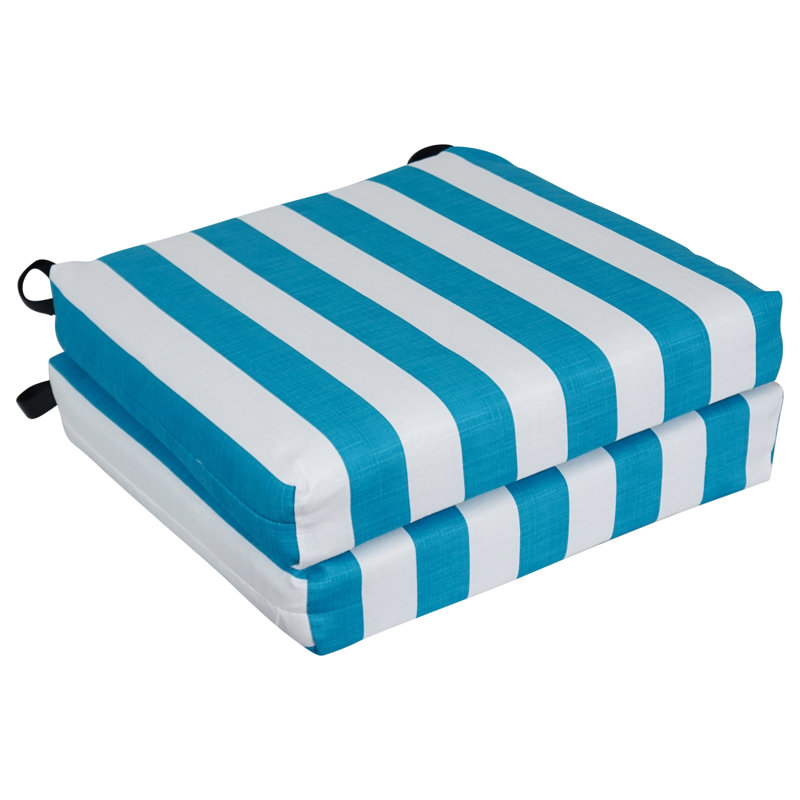 Coussins de chaise d'extérieur 20 po x 19 po (ensemble de 2)