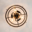 Plafonnier semi-encastré tambour 3 lumières Jairdan