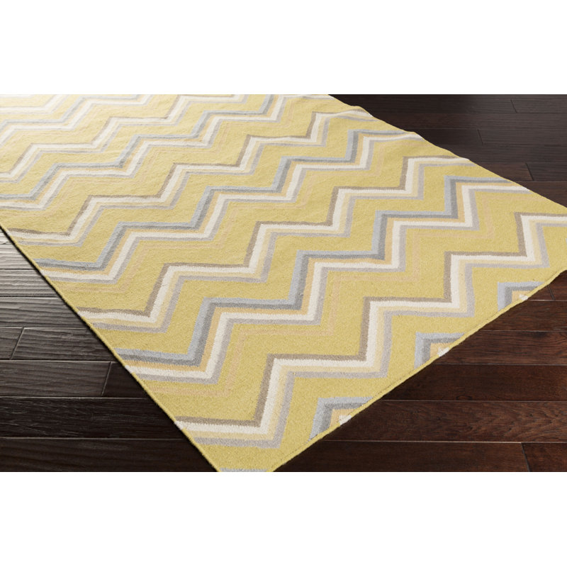 Diego Wool Chevron Indoor Rug, Rectangle 3'6" x 5'6"
