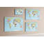 Wall Mounted bulletin board print wall art notice boards for office corkboard Detailed map