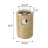 Cambrea Round Concrete Propane Smokeless Fire Column-130178865