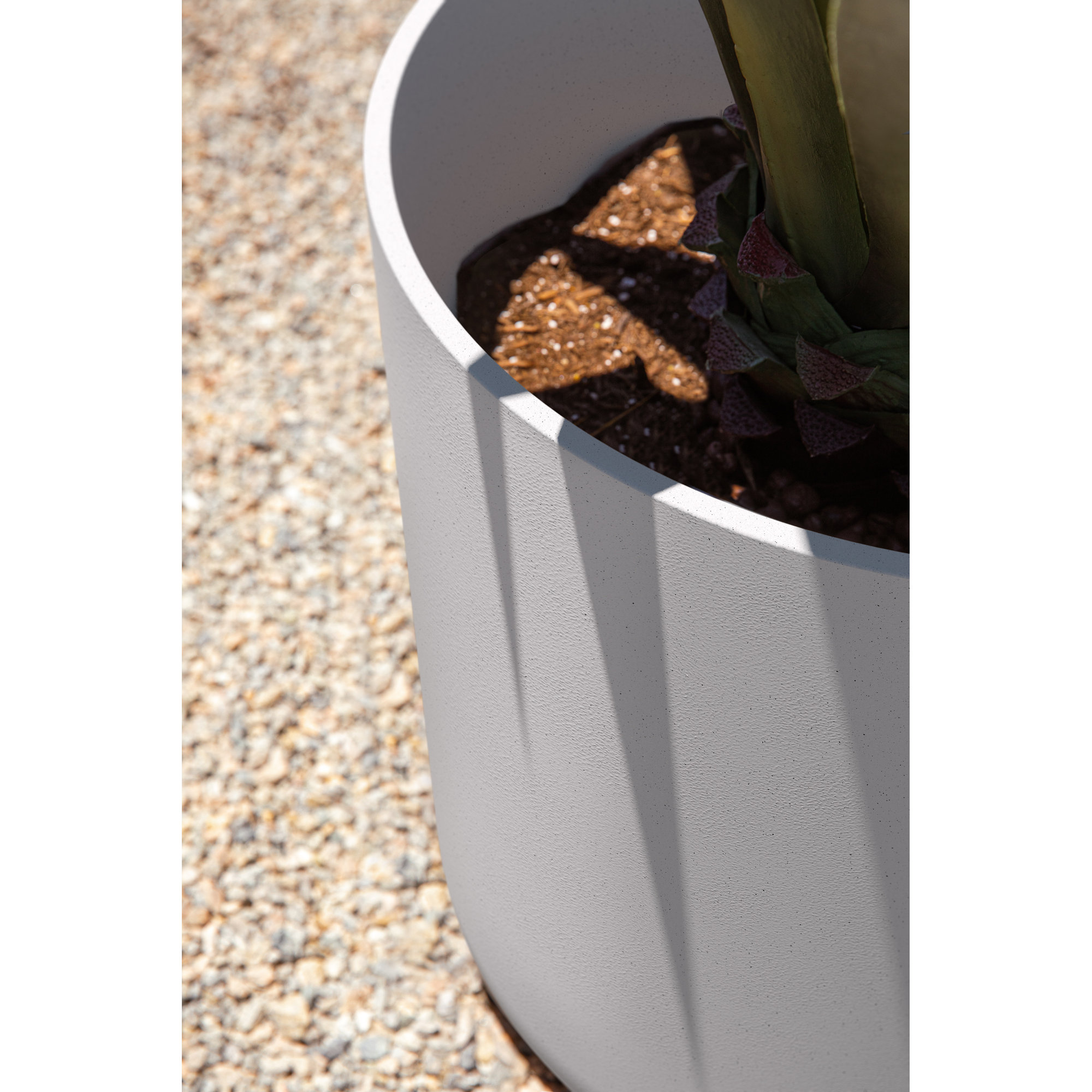 Pure Series Planter, 19.75" H x 18.5" W x 18.5" D, 2, White