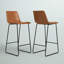 Liekele Upholstered Modern Dining Stools-22248255-22248254