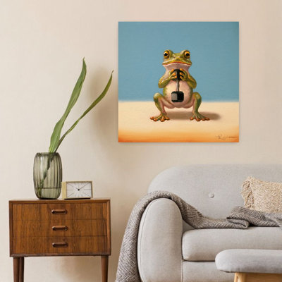 Gym Frog Goblet Squat Contemporary Frog Urban Art