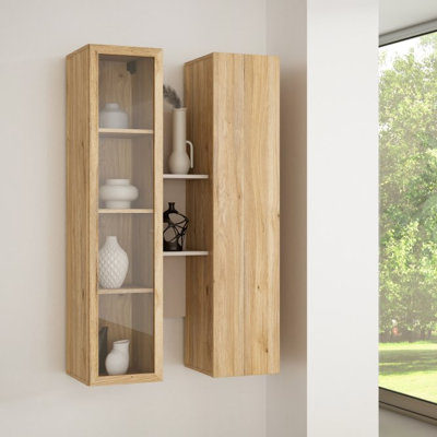 Fallston 8 -Piece Glass Floating Shelf