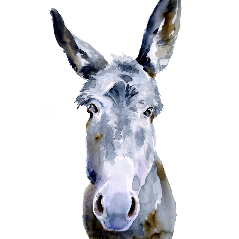 Sweet Donkey II, H 48 po x l 32 po x P 1,25 po