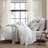 Ribbed Traditional Polyester Ribbed Duvet Cover-92388617