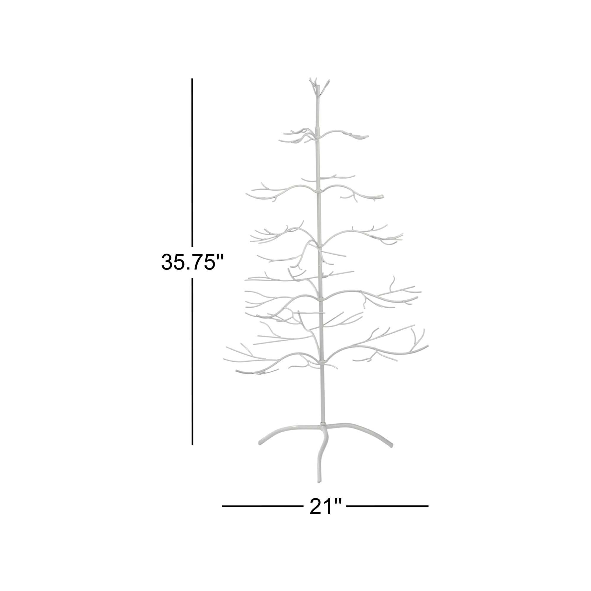 Decorative Ornament Tabletop Tree, White