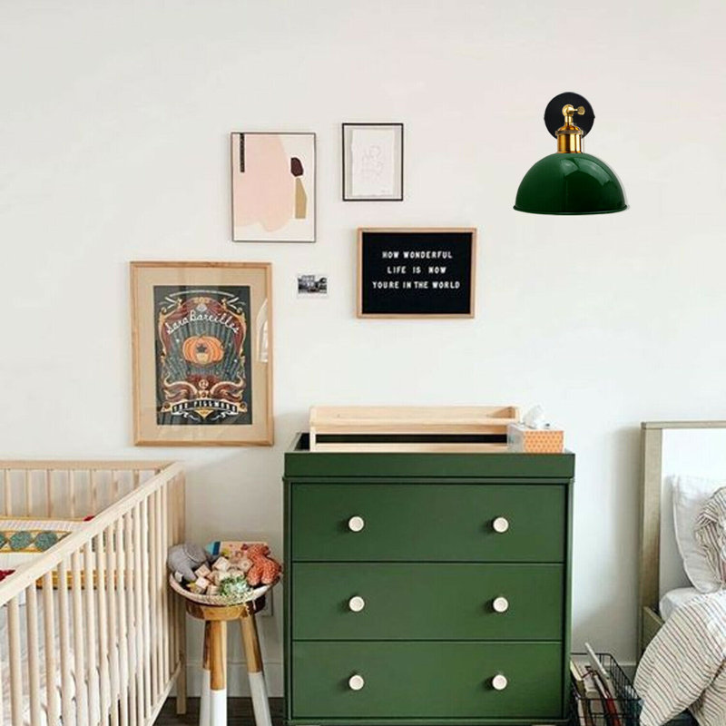 Winland Armed Sconce, Green