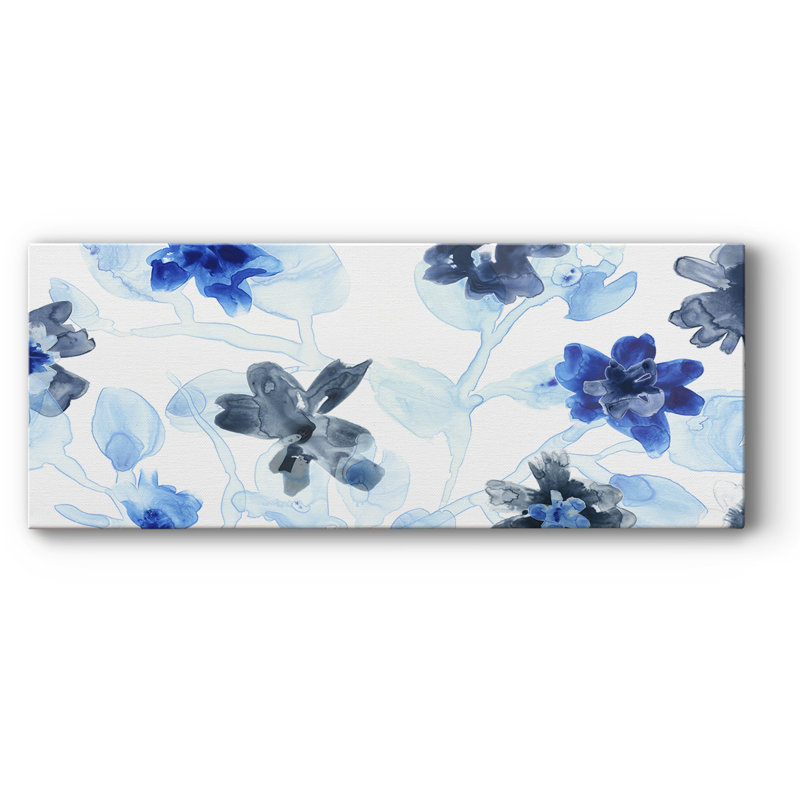 Toile tendue Blue Gossamer Garden, H 8 po x l 20 po x P 1,5 po