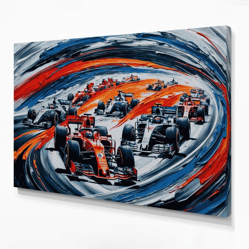 Art sportif sur toile gris