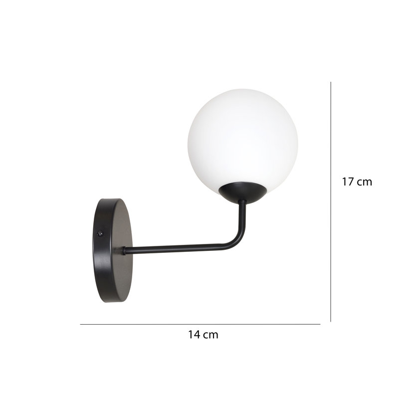 Pamplona Armed Sconce, White