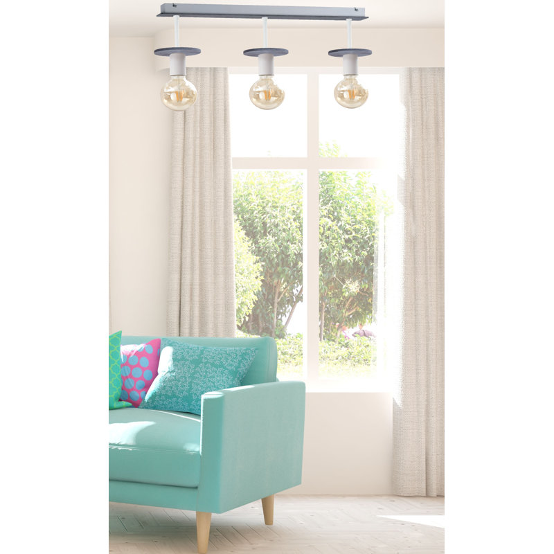 Tallapoosa Semi Flush Mount, Grey