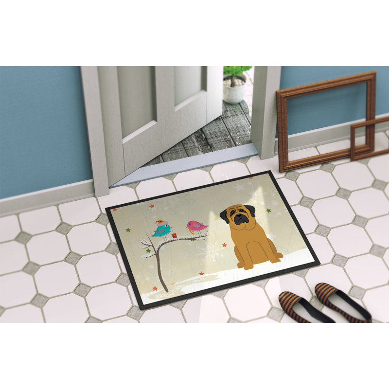 Tapis de porte Akintunde, Brun, Rectangle 2 pi x 3 pi