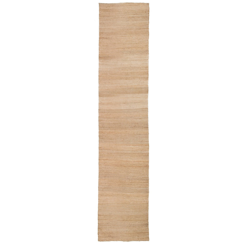 Tapis en jute Hart, Tapis de couloir 2 pi 6 po x 12 pi